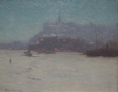 Quebec dal porto, c. 1910, High Museum da Lowell Birge Harrison